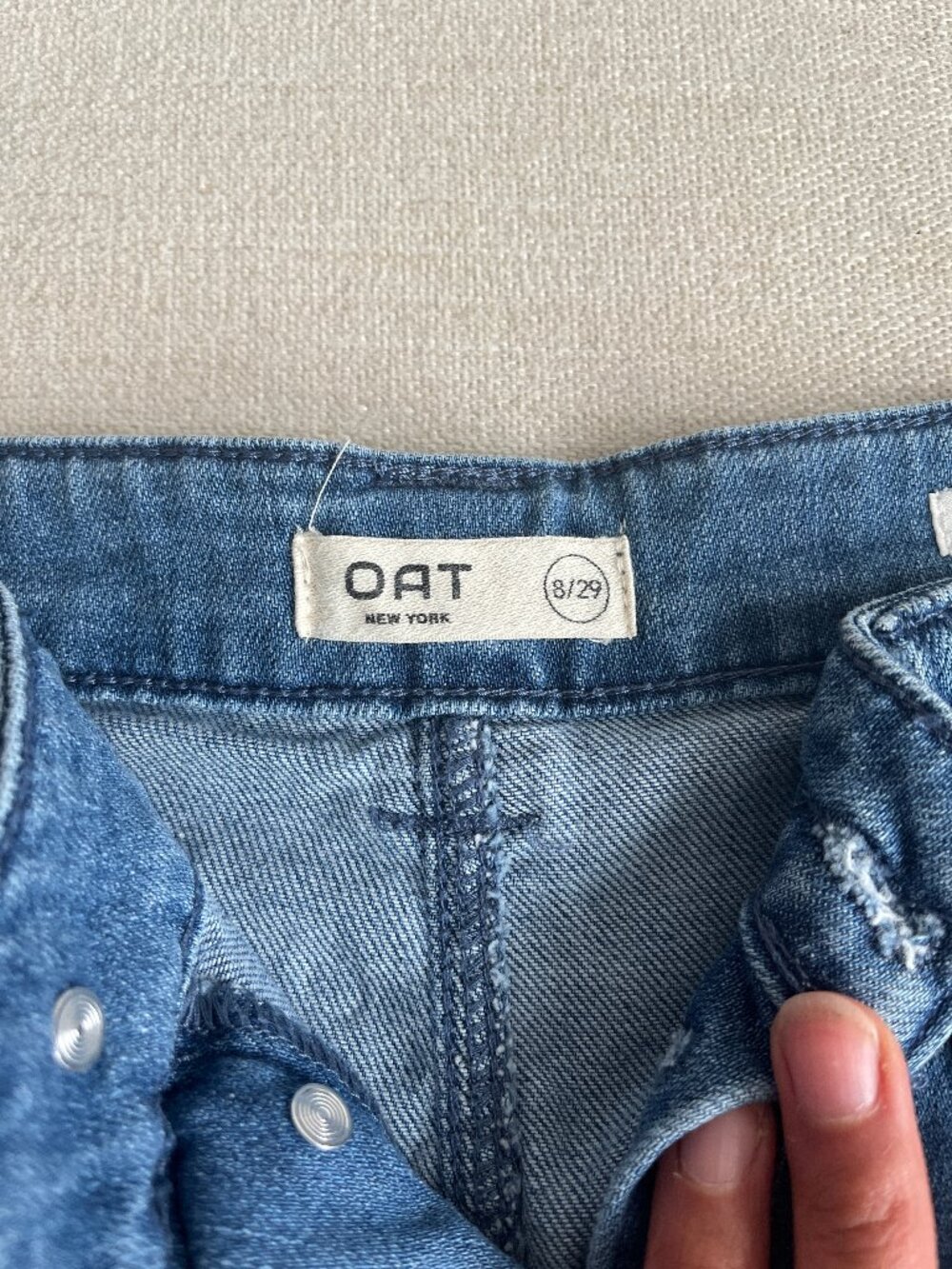 Oat Cotton Barrel Jean